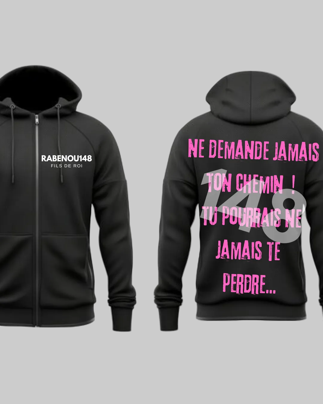 Gilet CHEMIN (pour femmes) / Phrase de Rabbi Nahman dans le dos