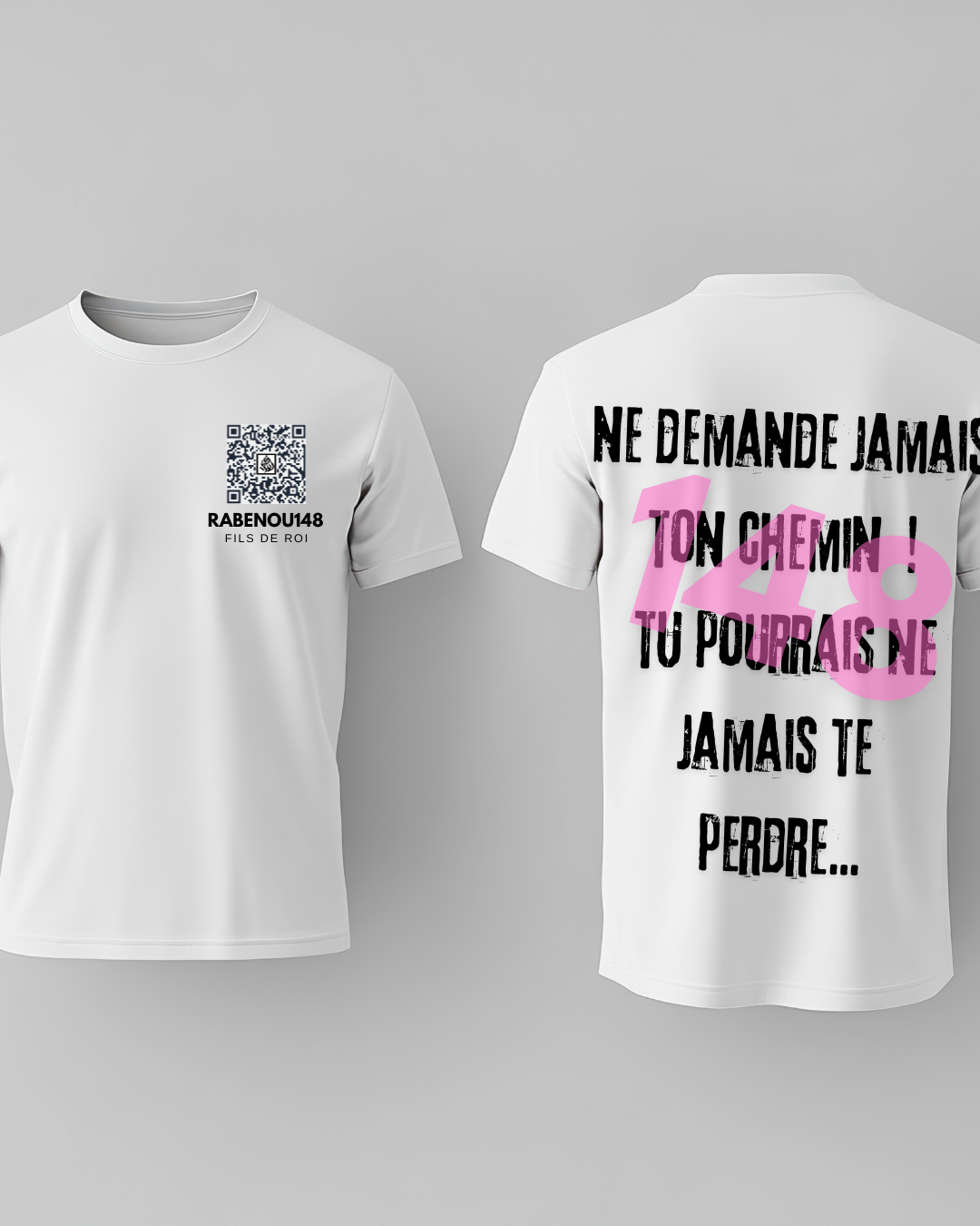 T-shirt Oversize CHEMIN 148 / ACCES AU CERCLE RABENOU 148