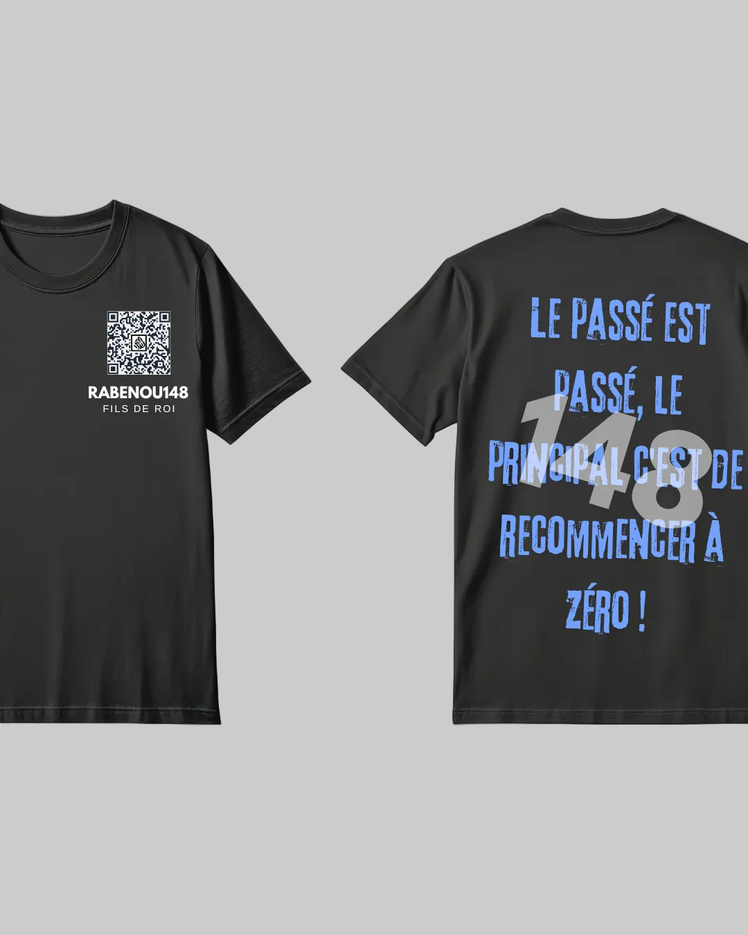 T-SHIRT OVERSIZE MASHEAYA 148 / ACCES AU CERCLE RABENOU 148